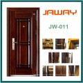 Jaway Manufacture Security Exterior Iron Steel Door (JW-907)